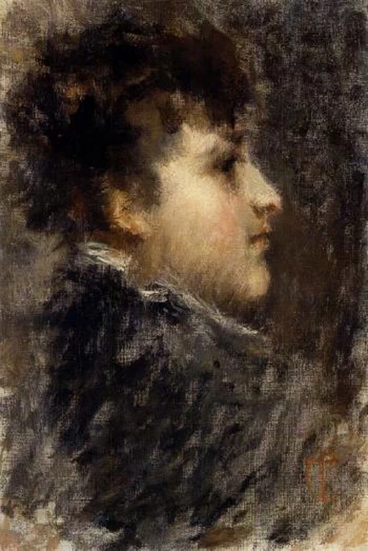 Profilo di giovane donna